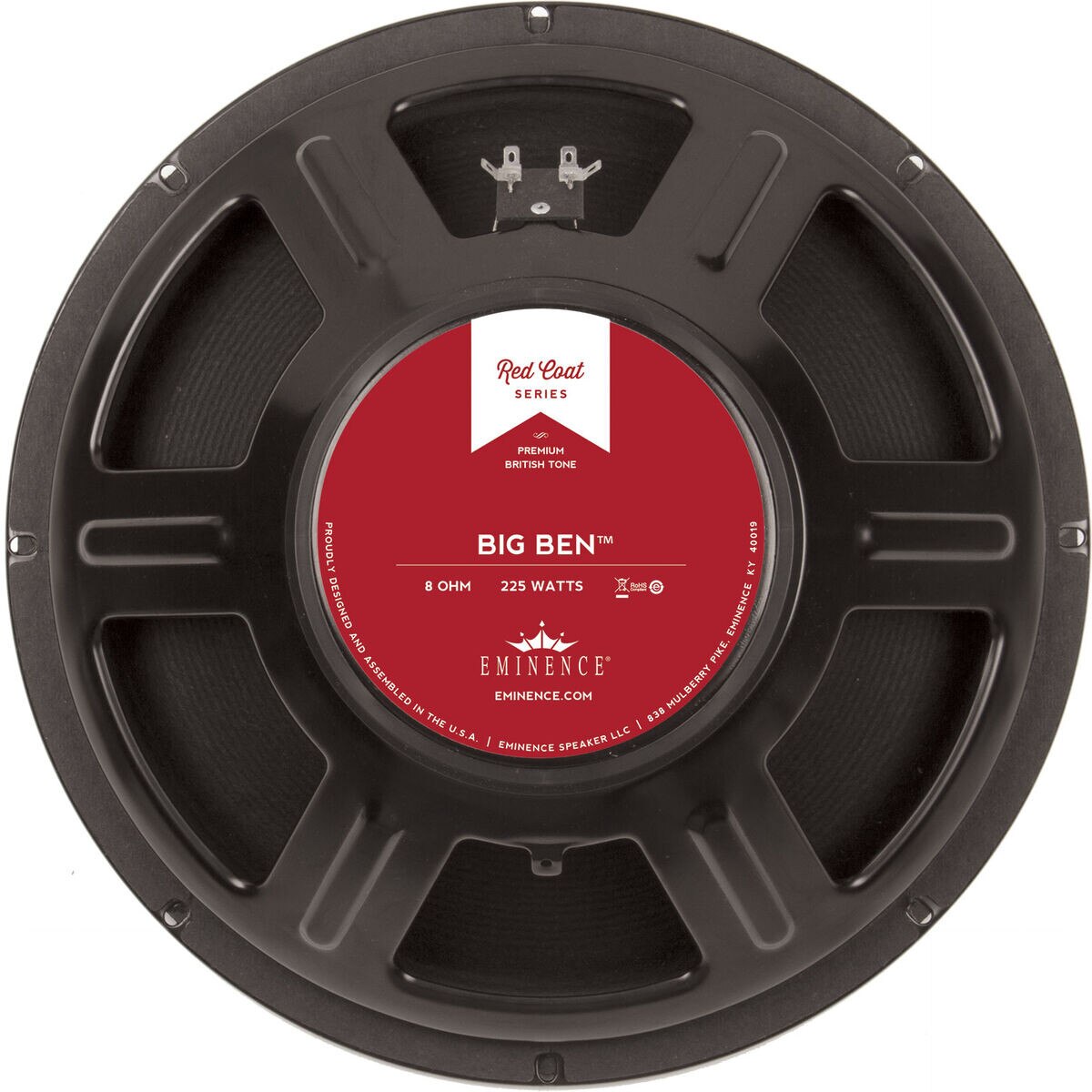 Eminence Red Coat Big Ben 15" Guitar Speaker 225W 8 Ohm